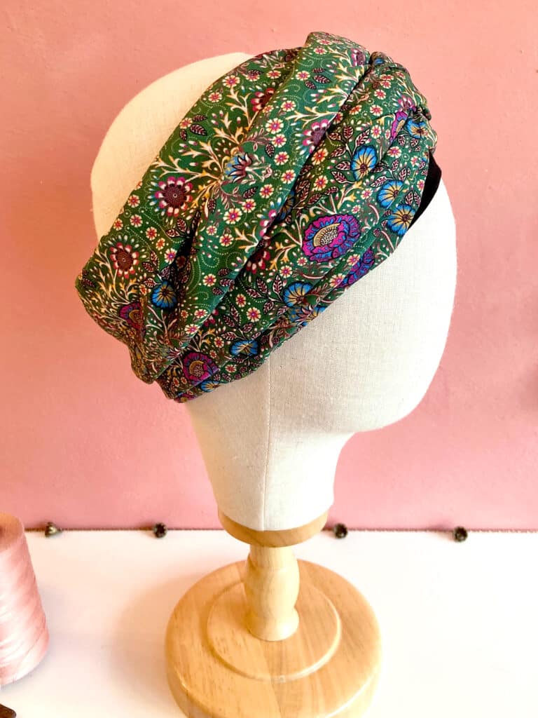 Foulard Cheveux Qui Ne Glisse Pas Cachemire Vert