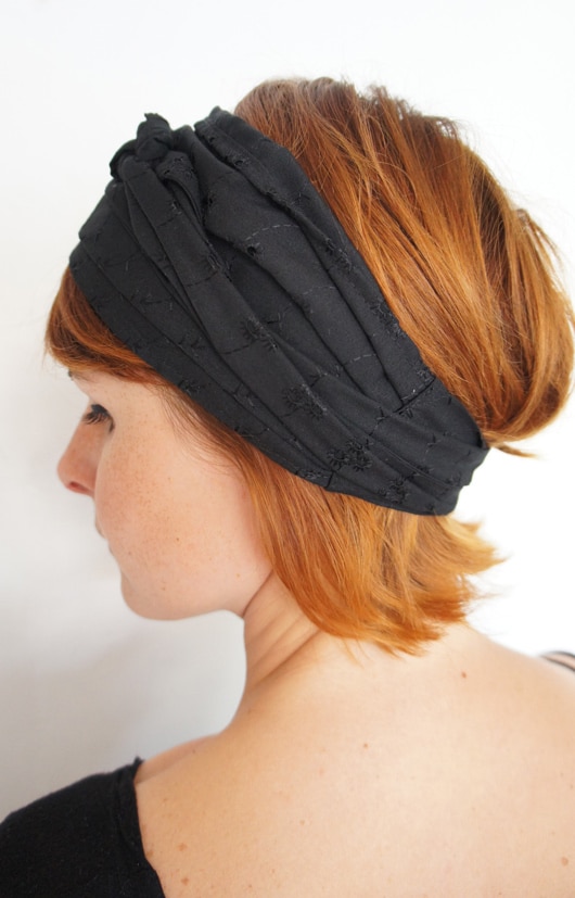 Foudre | Bandeau Ajours Noir