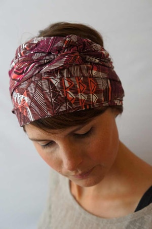 Headbnad extensible motifs africain Foudre