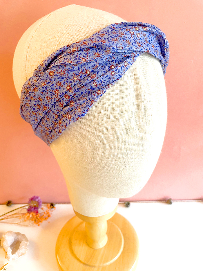 Bandeau à cheveux étroit "Liberty doré" – Image 9