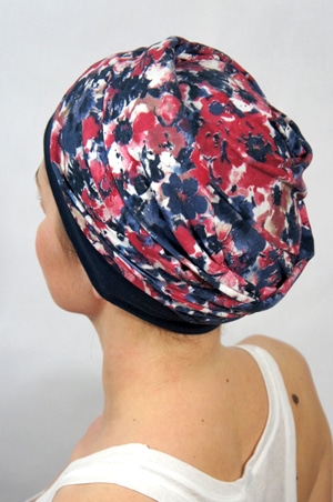 foudre-turbans-motif-fleurs-rouge-bleu-2
