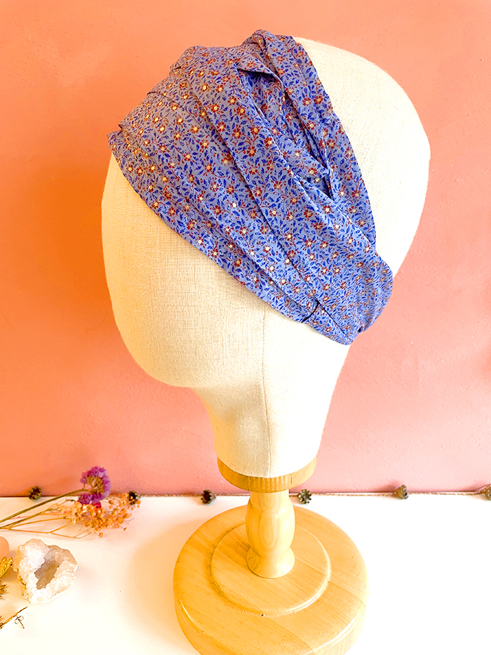 Bandeau à cheveux étroit "Liberty doré" – Image 7