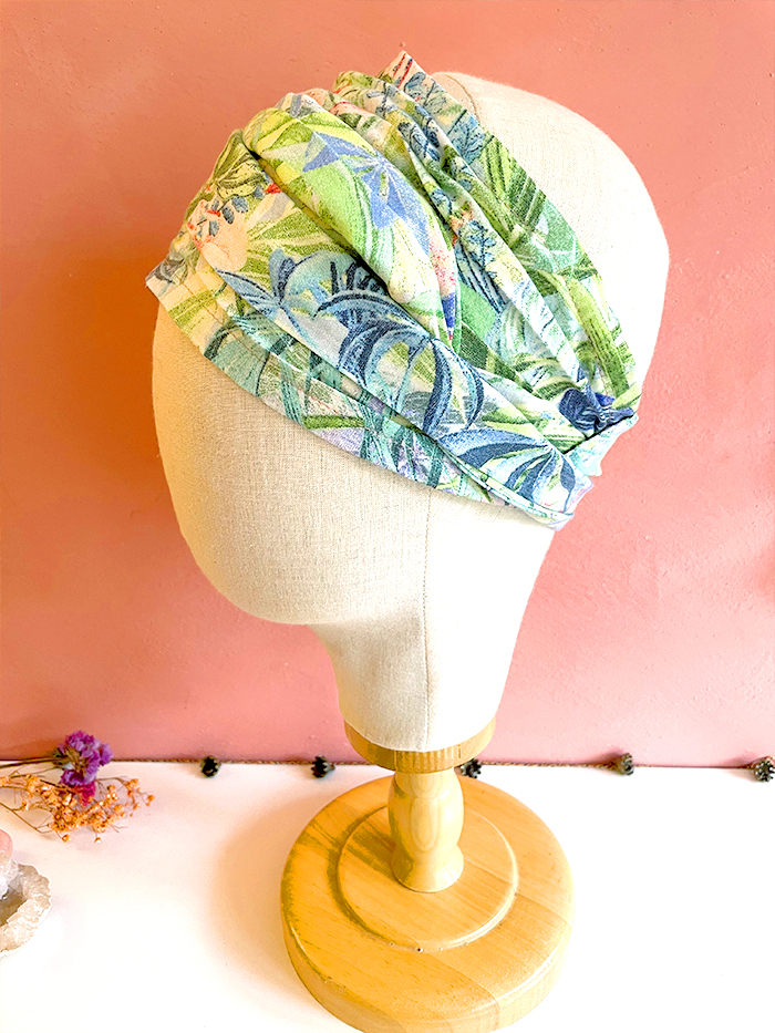 Bandeau à cheveux étroit "Tropical vintage" – Image 5