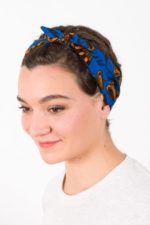bandeau_a_cheveux_elastique_wax_africain_bleu_orange_2