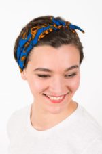 bandeau_a_cheveux_elastique_wax_africain_bleu_orange