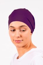 Bonnet chimio BENRI - Violet – Image 3