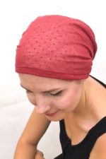 foudre_bandeau_chimiotherapie_scratch_plumetis_cerise