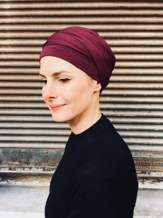 turban-chimiothérapie-foudre-bordeaux-confortable
