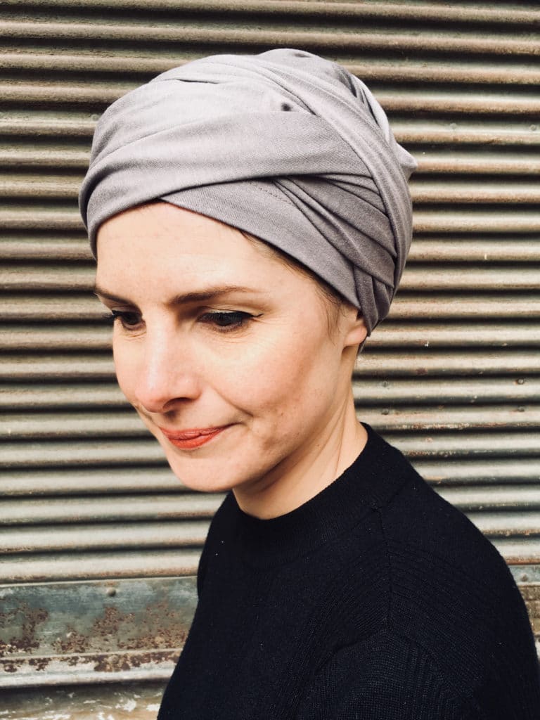 Foulard élastique à enrouler Taupe