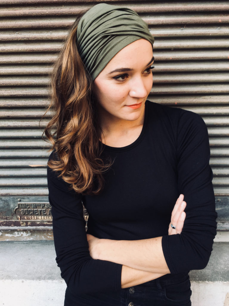 bandeau-a-cheveux-scratch-vert-kaki-facile-a-mettre