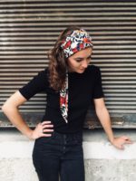 Bandeau à cheveux en coton - Cosmos – Image 2