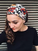 Bandeau à cheveux en coton - Cosmos – Image 3