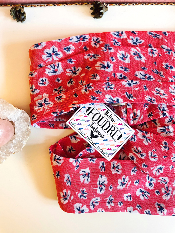 Foulard couvrant Liberty Pamplemousse