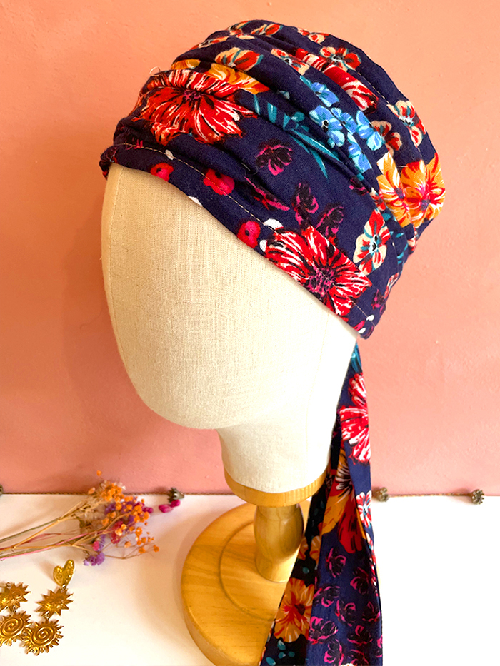 Foulard couvrant en gaze de coton Louise