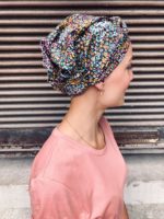 Bandeau à cheveux large - Liberty marron – Image 5