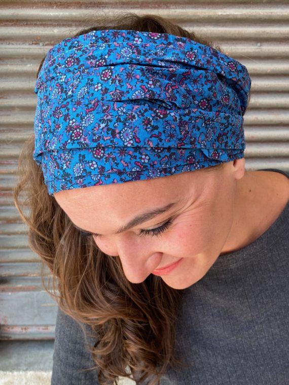 bandeau_a_cheveux_pelade_liberty_bleu