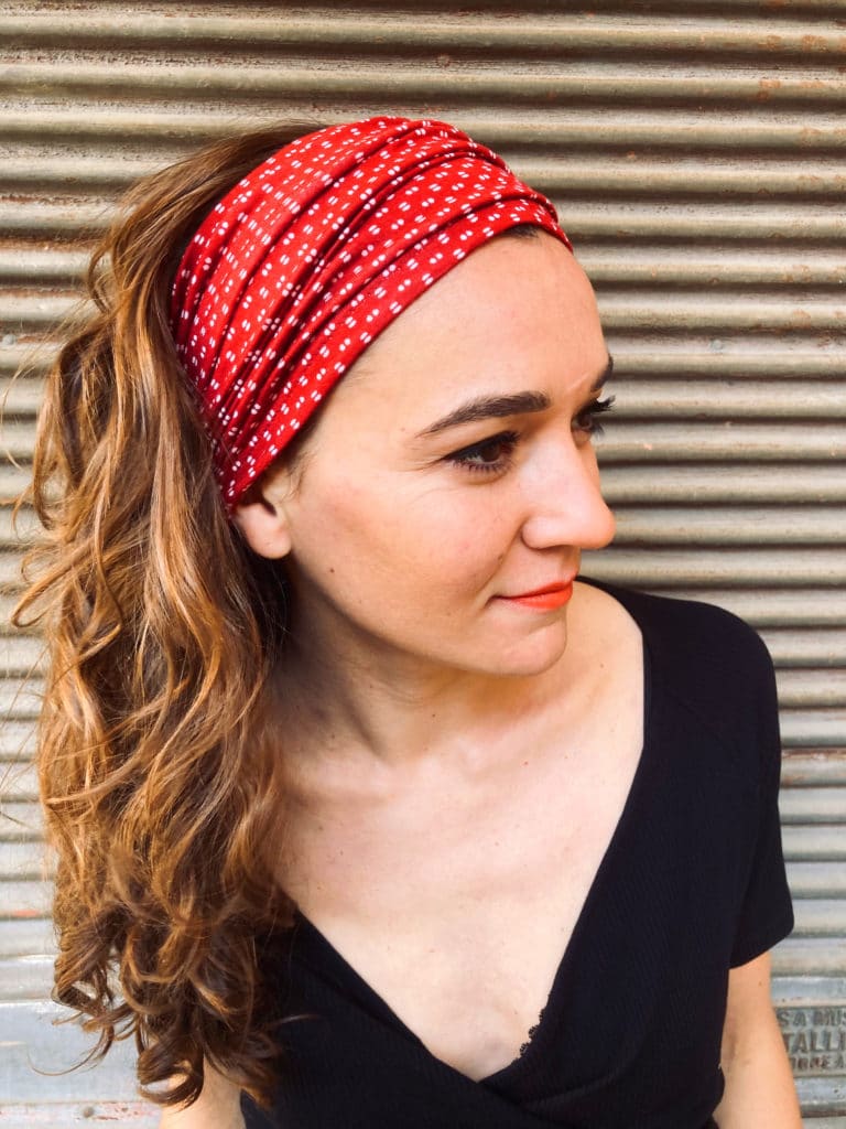 bandeau_a_cheveux_scratch_pois_rouge