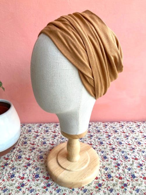 turban-chimiotherapie-chaussette-camel