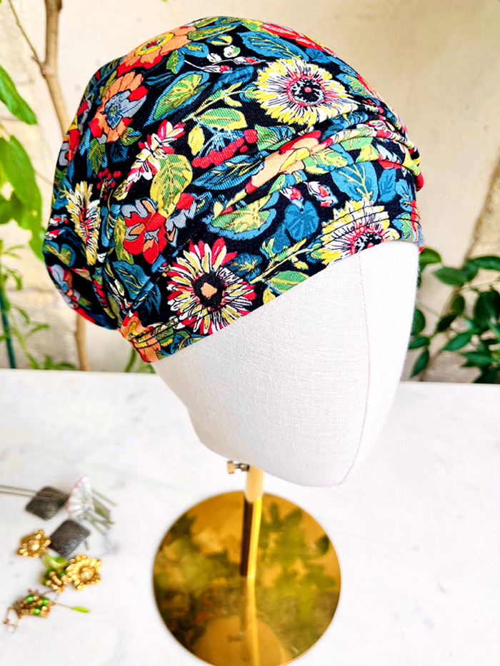 Bandeau à cheveux couvrant SCRATCH ! à fleurs Anémone – Image 7