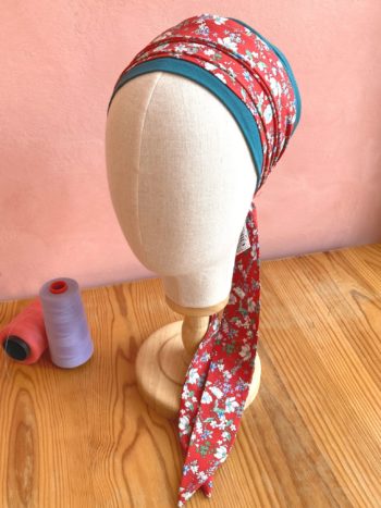 bandeaux-pelade-oeko-tex-liberty-rouge