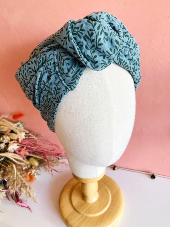 bandeau-a-cheveux_bio_gots_pelade_coton_feuillage