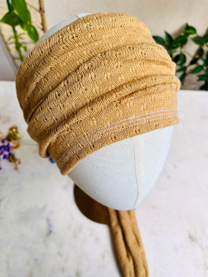 Bandeau à cheveux chaud - Moutarde dorée