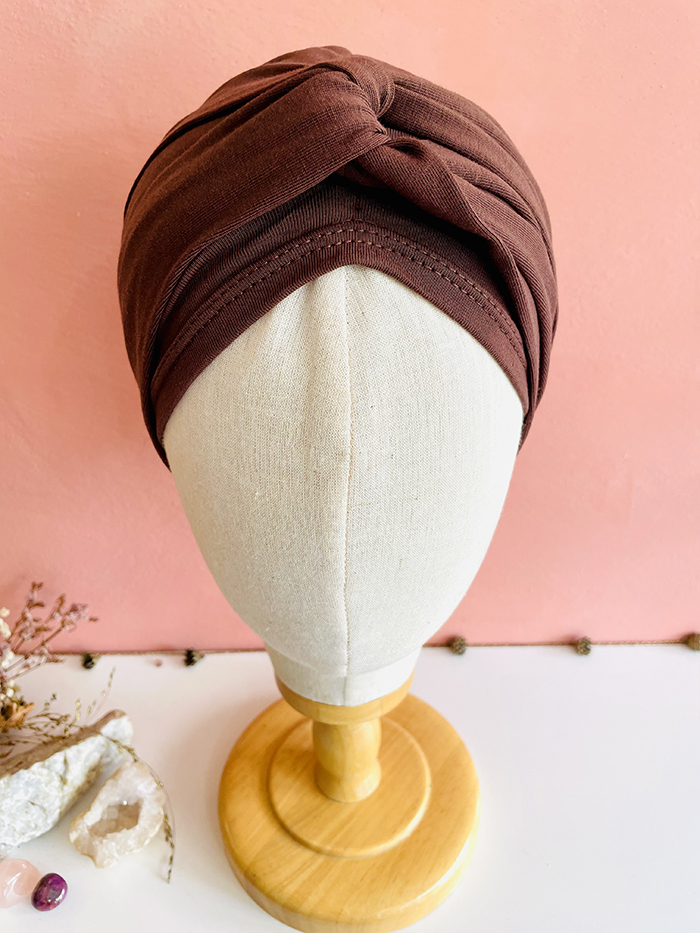 Ensemble Volume++ en coton bio marron Moka