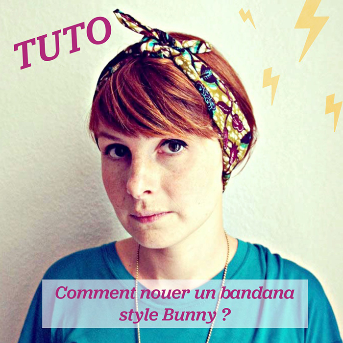 comment nouer un Bandana rétro dans les cheveux
