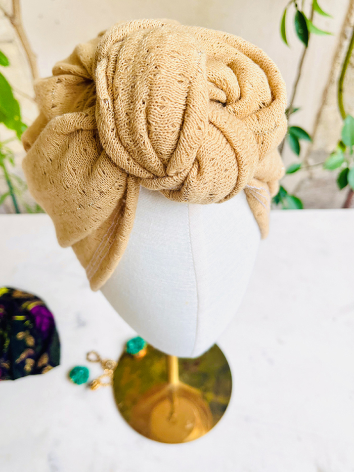 Bandeau à cheveux SWING (2-en-1) Moutarde dorée